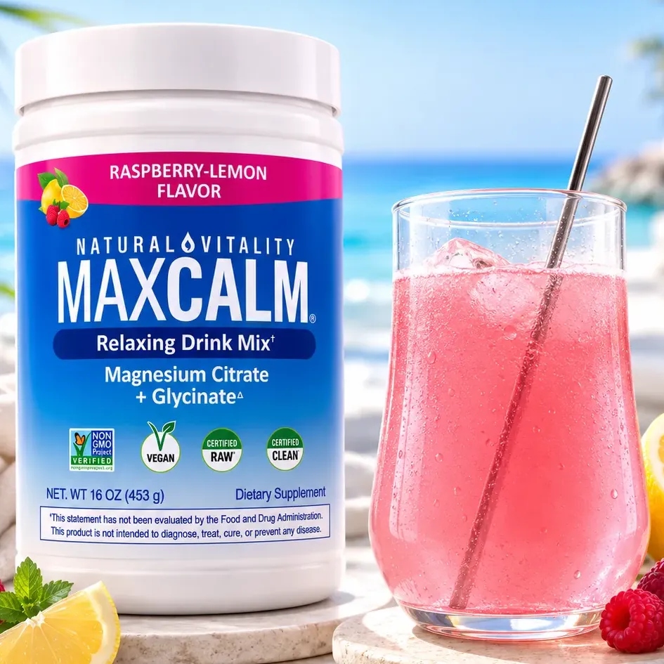 MAXCALM Relaxing Drink Mix - Magnesio Citrato + Glicinato
